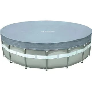 Intex Deluxe Pool Cover grau Ø 488 cm