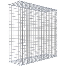 Bild von Gabione, silbergrau, Maschenweite 5 5 cm