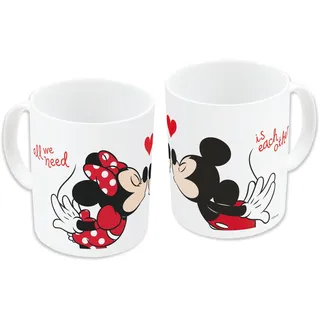 Disney Minnie und Mickey Tasse 0,325 l Weiß 4
