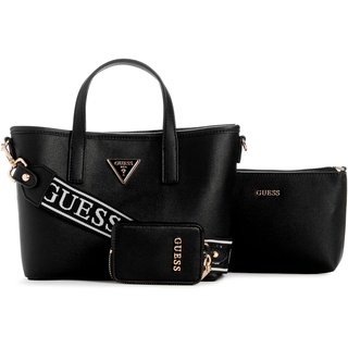 GUESS Latona Mini Tote Logo Handtaschen Schwarz