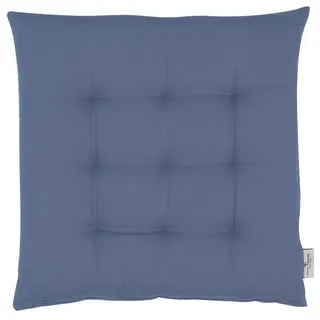Tom Tailor Sitzkissen MIT 9 Punkt-Steppung Dove , Hellblau , Textil , 40x5x40 cm , Oeko-Tex® Standard 100 , Heimtextilien, Wohntextilien, Sitzkissen