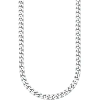 Amor Panzerkette AMOR "9381586", silber (silberfarben), Halsketten, Herren, Silber 925 (Sterlingsilber), L: 55, Panzerkette, Made in Germany