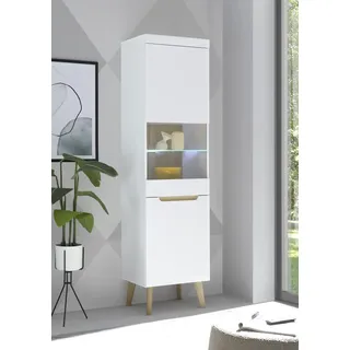 Home Affaire Vitrine Torge 53 x 40 x 197 cm Weiß
