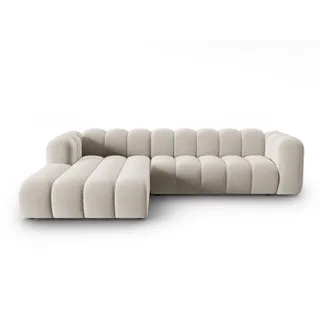 micadoni Ecksofa Lupine, modular 4-Sitzer beige