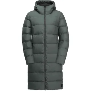 Jack Wolfskin Frozen Palace Coat W Daunenparka, Slate Green, XS