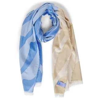 STREET ONE Damen Jacquard Schal, Lucid White, A