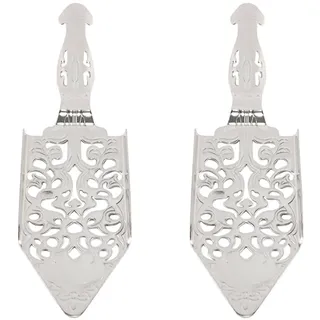 ANCLLO 2-teiliges Absinthlöffel-Set, Absinth-Cocktaillöffel-Set aus Edelstahl, Gothic-Tropffilter