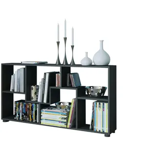 VCM Pintal Raumteiler 117 x 20 x 62 cm Schwarz