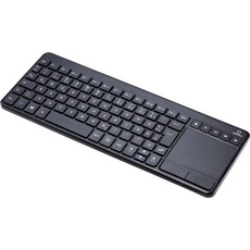 Bild von MT-1006 Funktastatur mit Touchpad Deutsch, QWERTZ Schwarz Integriertes Touchpad, Maustasten,