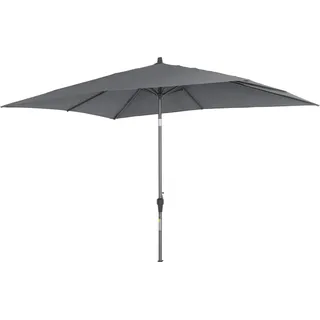 Siena Garden Marktschirm 300 cmx 200 cm Anthrazit mit Kurbelmechanik