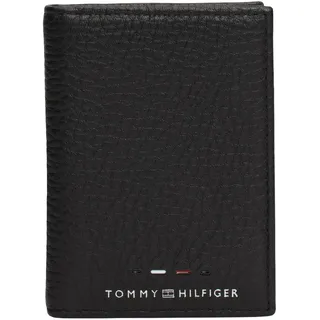 Tommy Hilfiger TH PREMIUM BIFOLD Zweifach Faltbrieftasche Herren, Schwarz (Black), OS