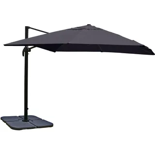 MCW Ampelschirm 300 x 300 cm Anthrazit