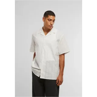 URBAN CLASSICS Resort Kurzarmhemd - White - 4XL