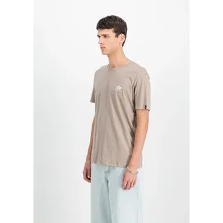 Alpha Industries BASIC T SMALL LOGO beige S