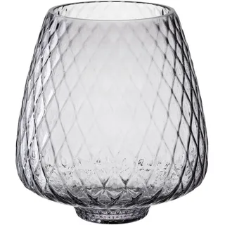 LEONARDO Windlicht Giulia Glas Grau