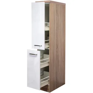 Flex-Well Apothekerschrank Valero 30 x 162 x 60 cm Weiß