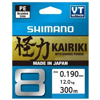 Shimano Kairiki 8, 300m, ø 0,19mm,