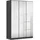 Drehtürenschrank Reflect 136 x 197 x 54