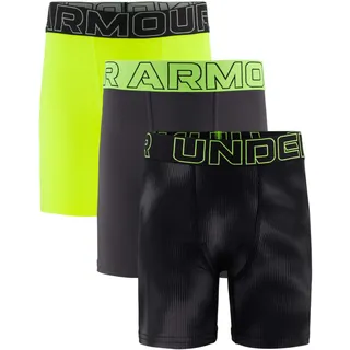 Under Armour Jungen Boxershorts TECH-PRINTS 3 Pack UWSHJ05F-730 137-149 - Hi-Vis Yellow - 137-149
