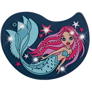DerDieDas Schulranzen-Zubehör Wechselbuttons LED Mermaid mehrfarbig