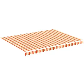 vidaXL Markisenbespannung 4 x 3 m gelb/orange