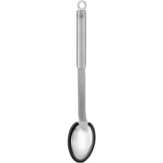 Rösle Gießlöffel Silikon, Hochwertiger Saucenlöffel mit Silikonrand und Rundgriff, Edelstahl 18/10, spülmaschinengeeignet,
