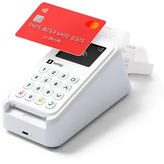 SumUp 3G+WIFI Bezahlterminal weiß, Payment Kit inkl. Bondrucker (900.6058.01)