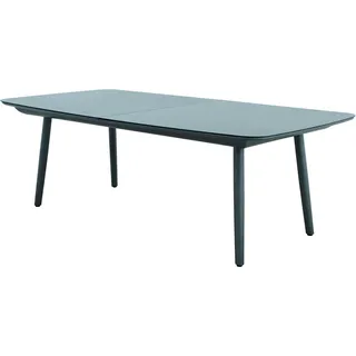 MWH Anderno Ausziehtisch Aluminium/Glas 230/310x120x76 cm