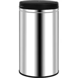 vidaXL Automatischer Sensor-Mülleimer 60 L Edelstahl - Silber