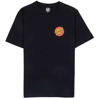 Santa Cruz Classic Dot Chest Kurzarm-t-shirt - Black - M