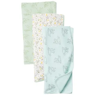 Amazon Essentials Disney | Marvel | Star Wars | Princess Unisex Baby Wickeltücher, 3er-Pack, 3er Pack Bambi Nature, Einheitsgröße