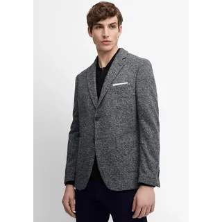 Anzugsakko CINQUE "CIDATI", Herren, Gr. 102, grau, Web, Obermaterial: 45% Polyester, 30% Wolle, 25% Polyamid, unifarben, slim fit, V-Ausschnitt, Sakkos Anzugsakko, mit Brusttasche für ein Einstecktuch