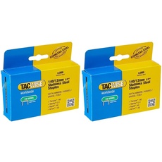 Tacwise 1220 Edelstahlklammern 140/12mm (2.000 Stück), blau (Packung mit 2)