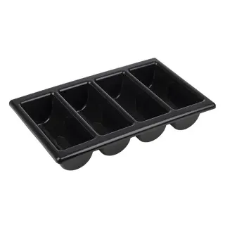 Assheuer & Pott Besteckkasten GN 1/1 schwarz