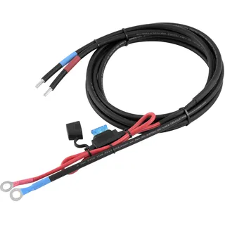 SolarV 6mm2 Batteriekabel mit Sicherung M8-Ringösen