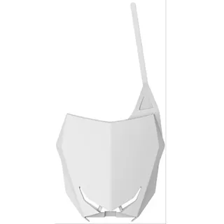 Polisport Suzuki Rm125/250 01-08 Frontplatte - White - One Size