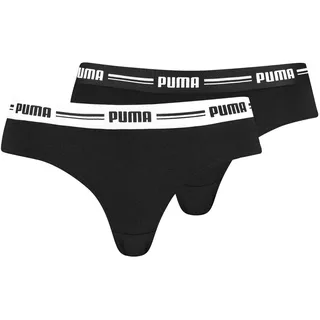 PUMA Damen Brazilian Cotton Modal Pack Hipster H schen, Schwarz, L EU