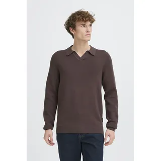 Casual Friday CFDAHL Herren Pullover Feinstrickpullover Baumwollmischung regular fit - Braun
