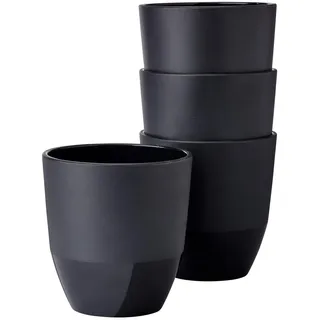 Mepal Kaffeetasse 0,2 l Schwarz 4 St.