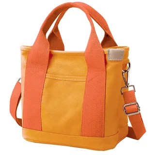 Kleine Tasche mit Reißverschluss, Tragetasche für Damen, Canvas-Umhängetasche, Schultertasche, Hobo-Tasche, Messenger-Tasche