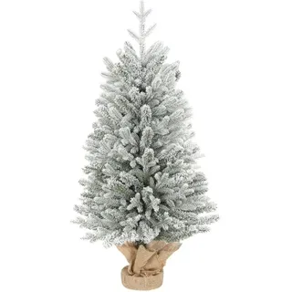 HOMCOM Weihnachtsbaum Kunststoff Metall 50L x 50B x 90H cm