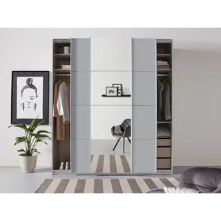 Rauch Schwebetürenschrank OTELI 203 x 229 x 62 cm Grau