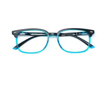 Gian Marco Venturi Unisex Varese Lesebrille, Schwarz-Hellblau, One Size