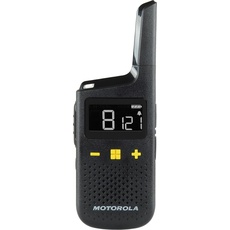 Motorola XT185 Set mit 2 Einheiten (8 km), Walkie-Talkie, Schwarz