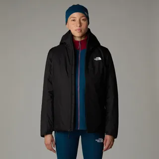 Funktionsjacke THE NORTH FACE "W QUEST INSULATED JACKET", Damen, Gr. L, schwarz (tnf schwarz, npf), Obermaterial: 100% Polyester, normal, Jacken Funktionsjacke, mit Kapuze, wasserabweisend, wasserdicht, winddicht, atmungsaktiv