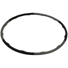 Bild Unisex – Erwachsene Hula Hoop. 1,5 kg, Black/Grey, one Size