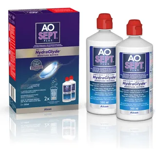 Alcon AOSept Plus HydraGlyde Peroxid-Lösung 2 x 360 ml