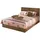 Polsterbett 132 210 Braun