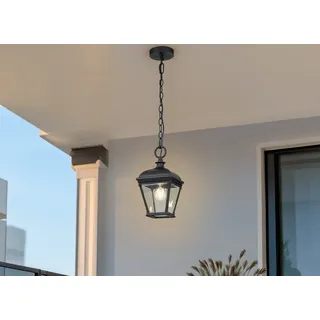 Bayview Outdoor Pendelleuchte schwarz Elstead Lighting BAYVIEW-8M-BK - Schwarz