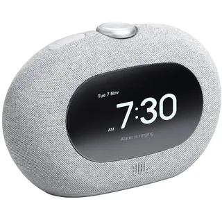 JBL Uhrenradio »Horizon 3 Bluetooth-Radiowecker mit DAB/DAB+/UKW« (Bluetooth Digitalradio (DAB+)   FM-Tuner 5 W) USB-C-Ladeanschluss zum Laden von Smartphones oder anderen USB-Geräten, grau